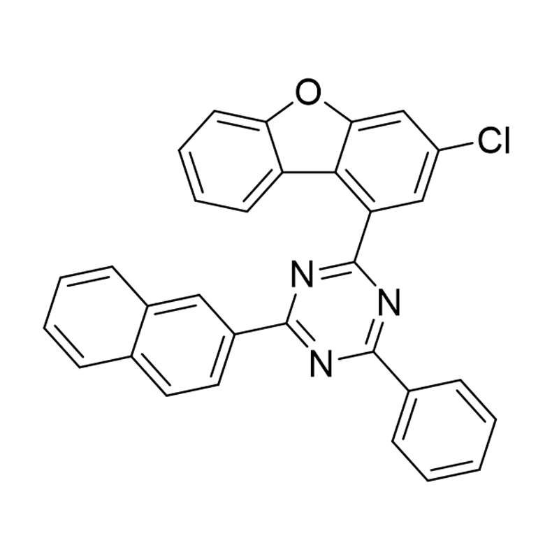 1,3,5-triazin, 2-(3-klor-1-dibenzofuranil)-4-(2-naftalenil)-6-fenil-
