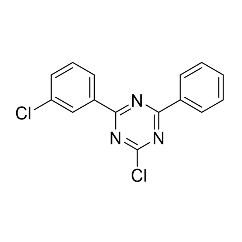 2-kloro-4-(3-kloro-fenil)-6-fenil-[1,3,5]triazin